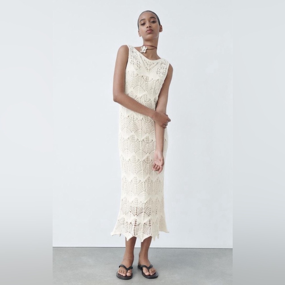 NWT Zara crochet dress - Picture 2 of 13